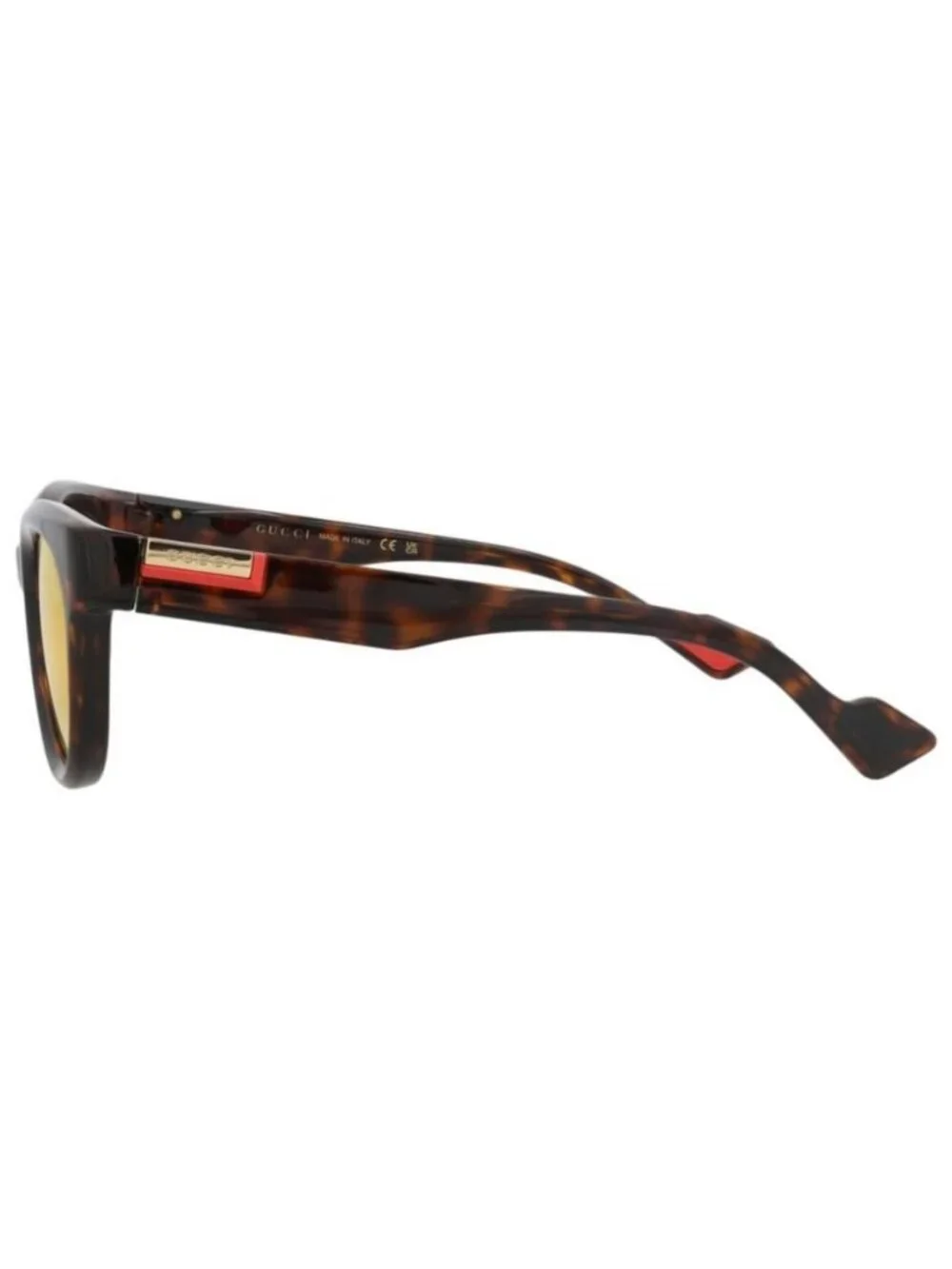 New Gucci Mens Round/Oval Havana Havana Red Fashion Designer Sunglasses